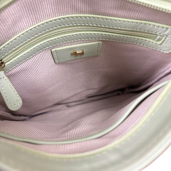 Radley London Light Green Crossbody Leather Bag Purse Shoulder Messenger - Picture 16 of 16